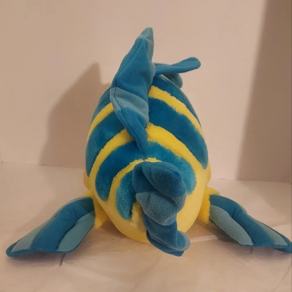 Vintage Disney The Little Mermaid - Flounder Stuffed Animal Fish Plush